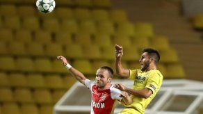 Villarreal pierde 1-0 ante el Mónaco y se despide del sueño de la Champions