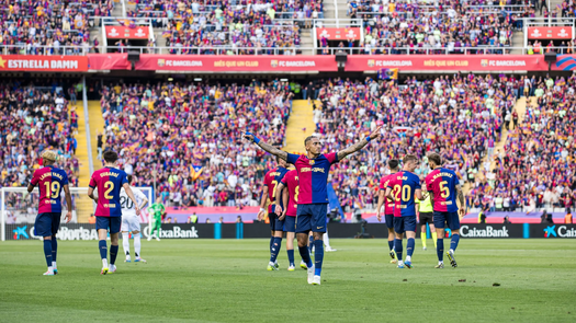 El FC Barcelona presentó su XI para buscar el título de LaLiga