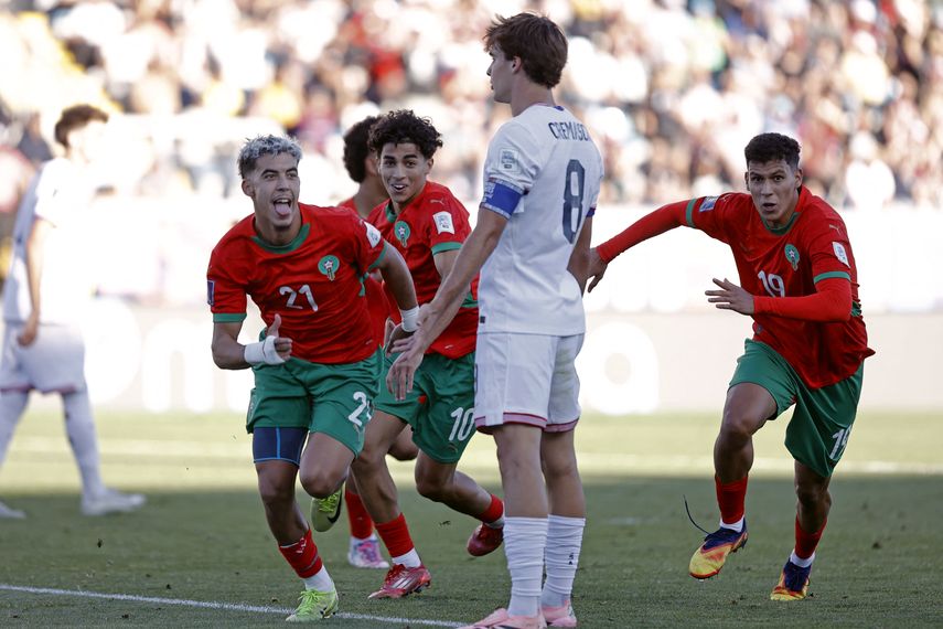 Mundial Sub-20: Marruecos eliminó a Estados Unidos y se instaló en semifinales