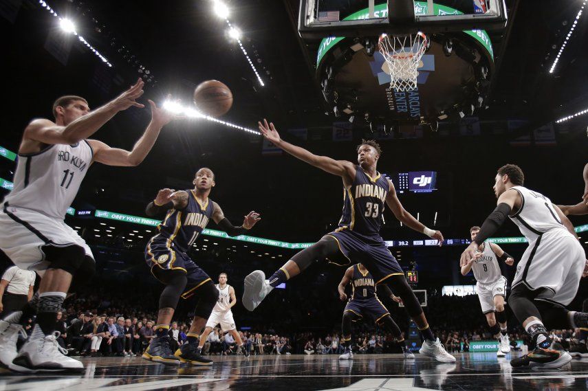 Pacers despachan 114-100 a Brooklyn