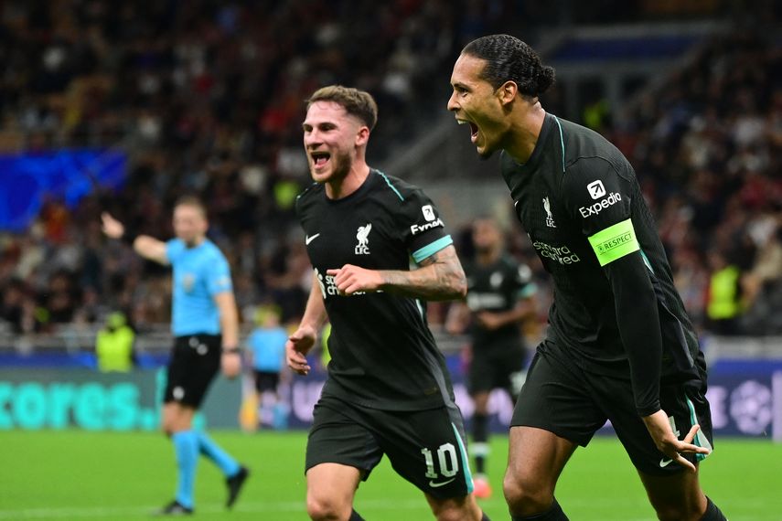 Champions League: El Liverpool consigue gran triunfo en San Siro