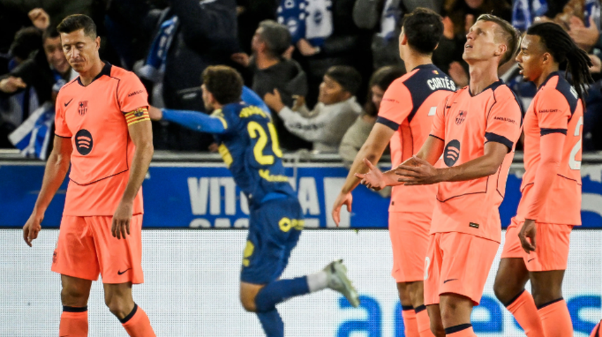 El FC Barcelona no pudo con el Alavés después de ganar El Clásico