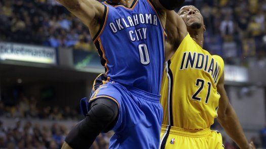 Westbrook logra 54 puntos pero Pacers vencen a Thunder
