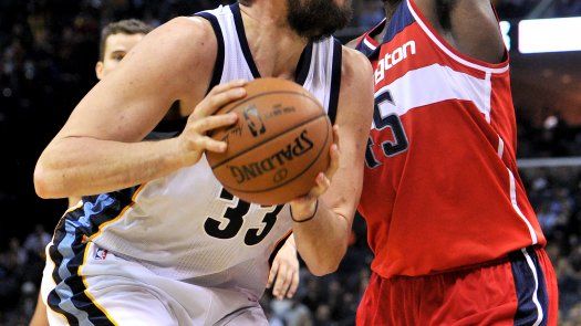 Gasol lidera victoria de Grizzlies ante Wizards