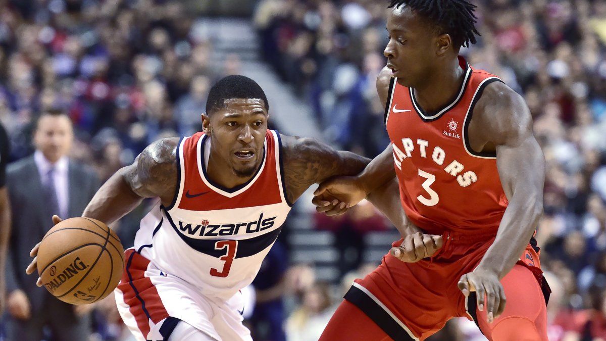 Con 38 de Beal y sin Wall, Wizards vencen a Raptors