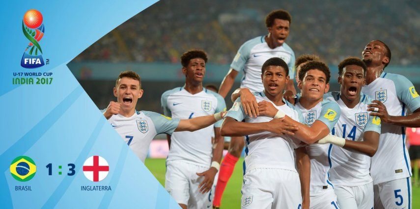 Inglaterra vence a Brasil y avanza a final de Mundial Sub17