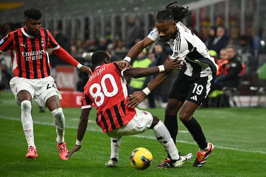 AC Milan y la Juventus empatan sin goles en la jornada 13