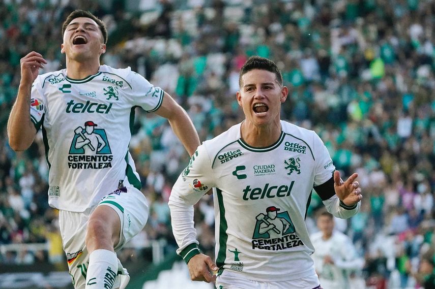 Club León de James Rodríguez le gana al Juárez del panameño José Luis Rodríguez