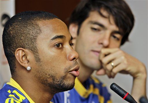 Robinho descartado para amistoso de Brasil contras Inglaterra
