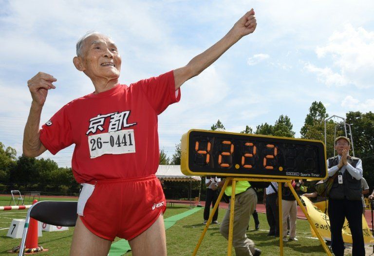 Fallece el velocista centenario japonés Golden Bolt Miyazaki