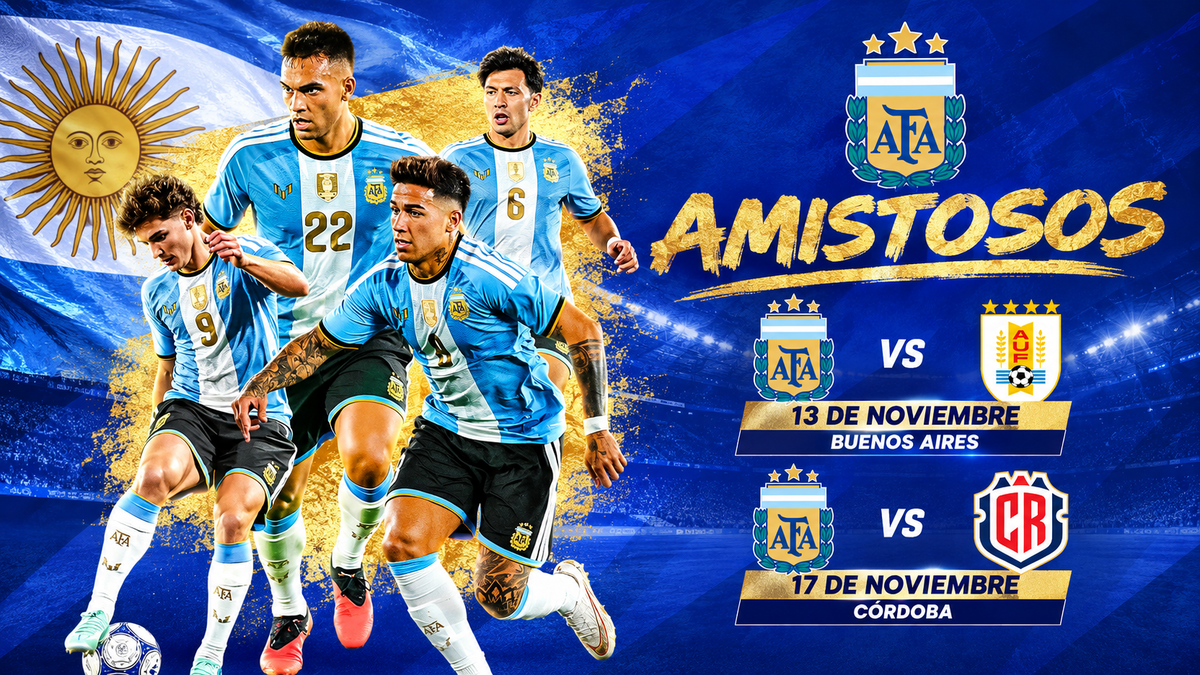 Selección de Argentina anuncia primeros amistosos sin Messi Selección de Argentina anuncia primeros amistosos sin Messi