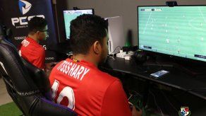 La selección de Panamá eSports, durante sus amistosos frente a México.