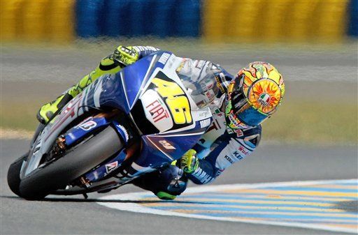 Rossi gana el GP de Francia de motociclismo