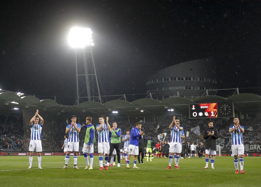 Real Sociedad logra en Austria su primer triunfo en esta Europa League