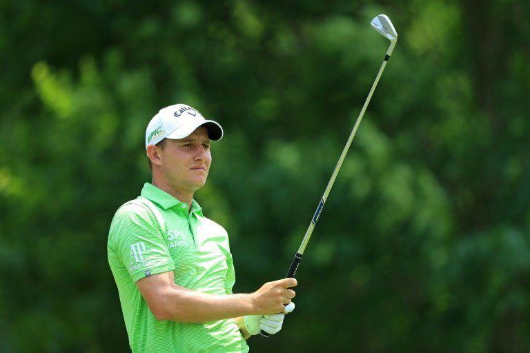 El argentino Emiliano Grillo logra un ace en el British Open