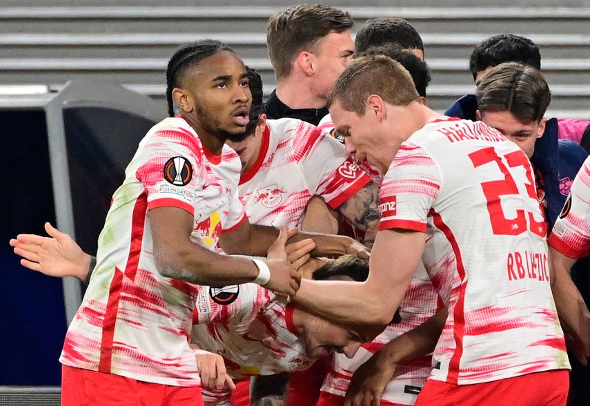 Europa League: Leipzig y Eintracht adelante en semifinales