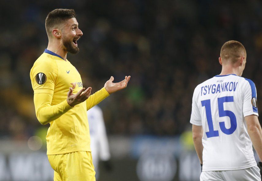 Europa: Tripleta de Giroud sella pase de Chelsea a cuartos