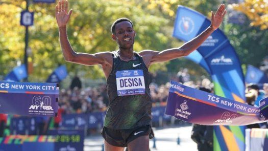 Etíope Lelisa Desisa gana la maratón masculina de Nueva York