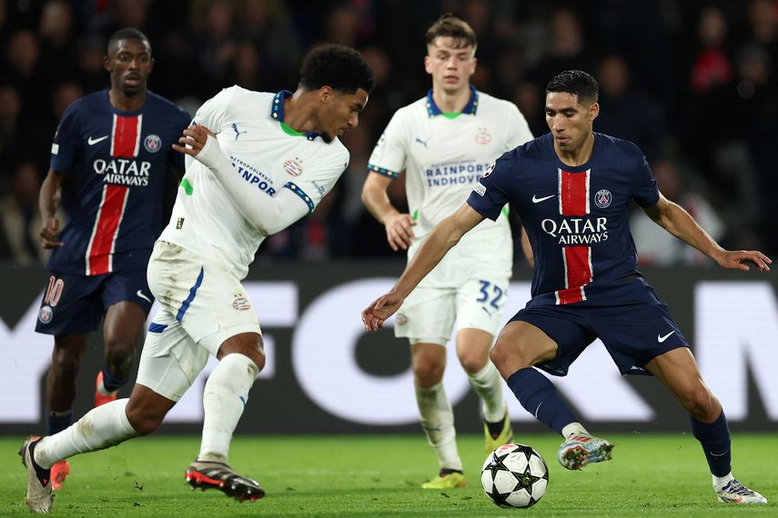Champions League: El PSG empata con el PSV y no despegan