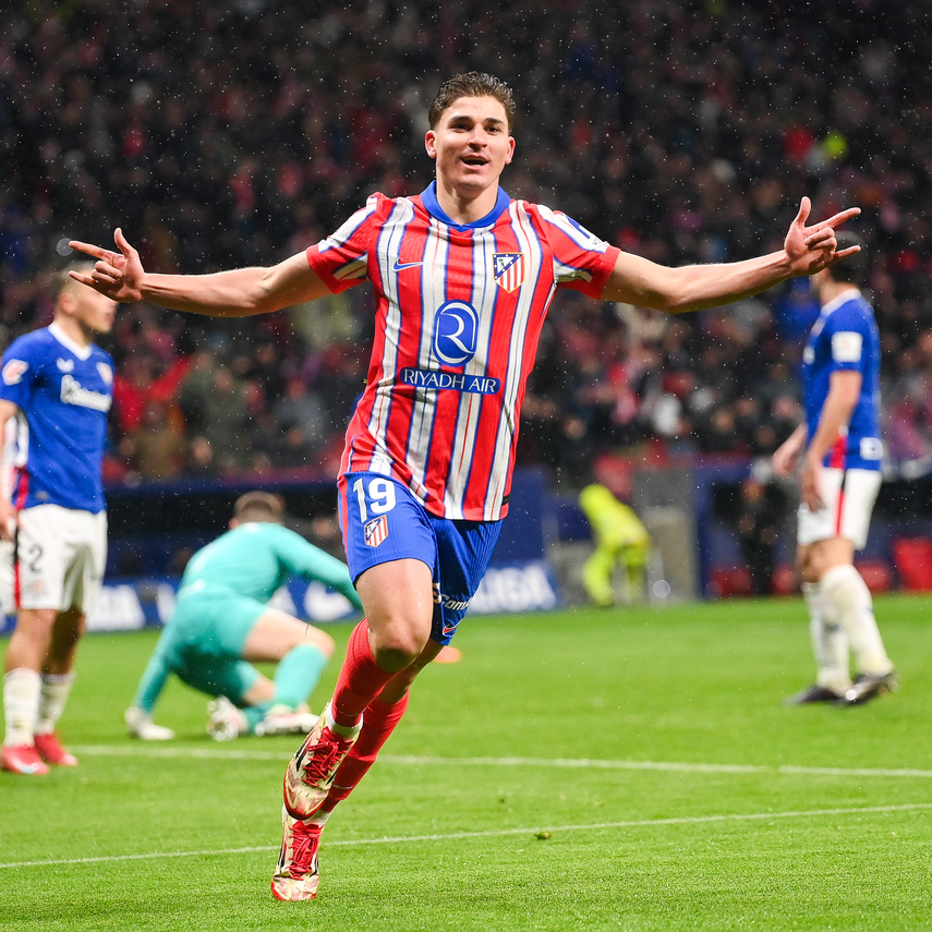 Julián Álvarez se vistió de héroe en victoria del Atlético de Madrid sobre el Athletic