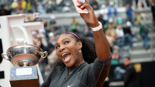 Serena gana en Roma y se afianza en la cima del tenis femenino