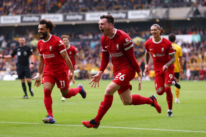 Liverpool remonta al Wolverhampton en la Premier League&nbsp;