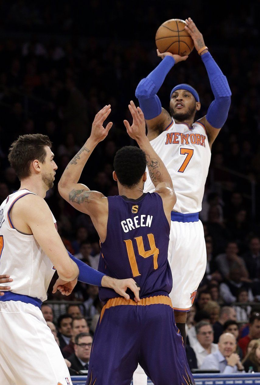 Nueva victoria de los Knicks al compás de Anthony