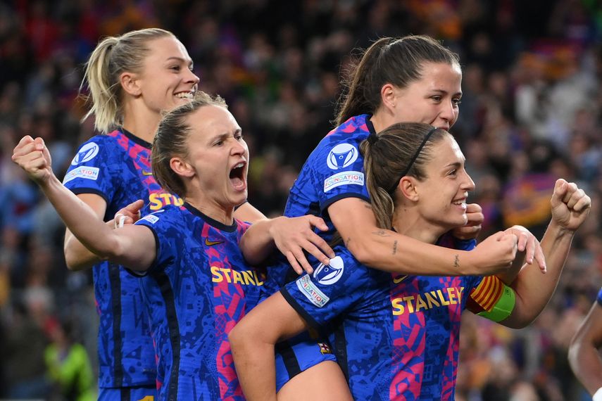 Champions Femenina: El Barcelona venció por goleada al Wolfsburgo&nbsp;