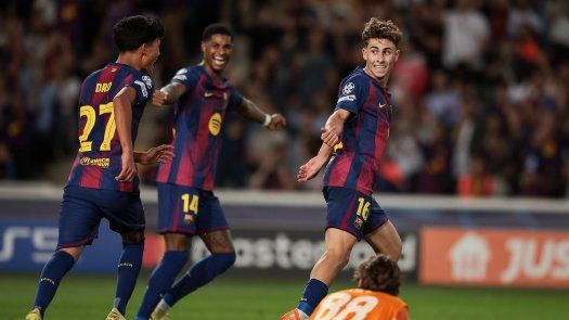 Champions League: FC Barcelona goleó al Olympiacos con recital de Fermín López Champions League: FC Barcelona goleó al Olympiacos con recital de Fermín López