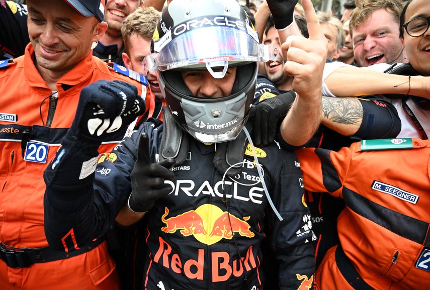 El mexicano Checo Pérez gana el GP de Mónaco