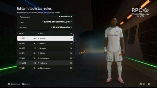 EA Sports FC: Media de los futbolistas panameños en el videojuego