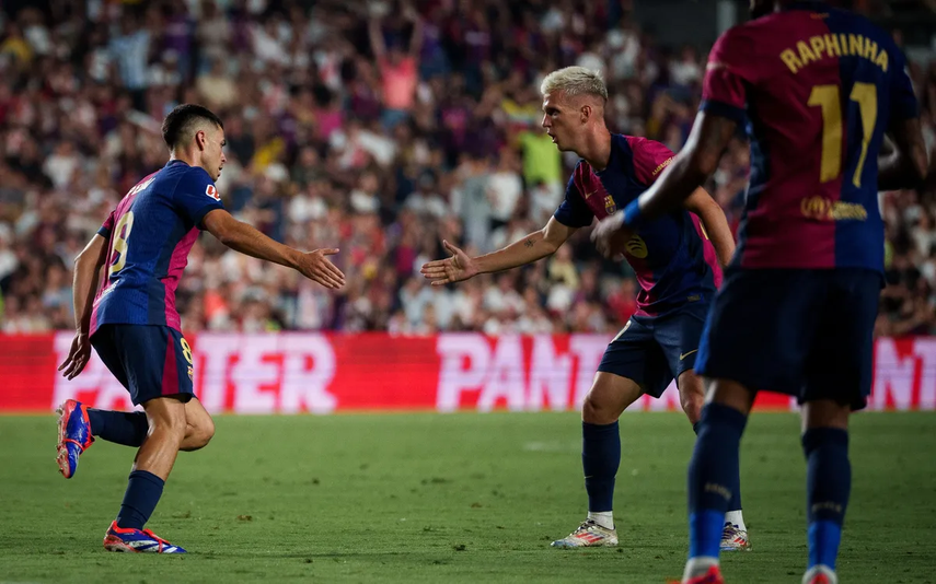 El FC Barcelona sale con Dani Olmo desde el inicio ante el Valladolid