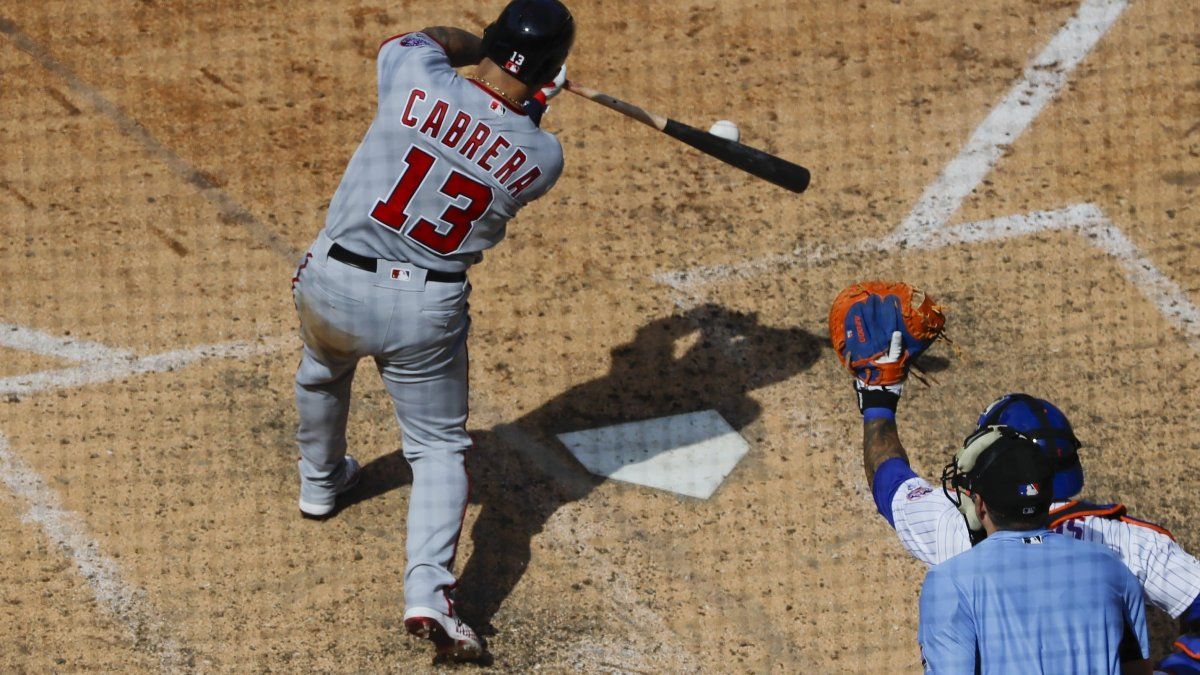 Cabrera define por Nacionales en victoria sobre Mets