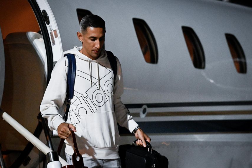 Ángel Di MarÍa llega a Turín para unirse a la Juventus FC