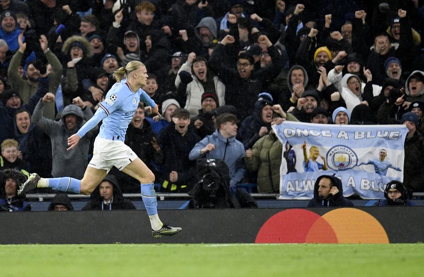 &nbsp;Champions League: Erling Haaland con doblete en dos minutos