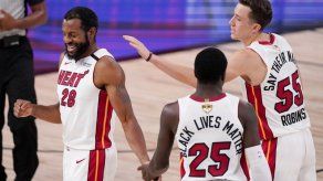 Miami Heat sigue con vida al vencer a los Lakers en el quinto juego de la final