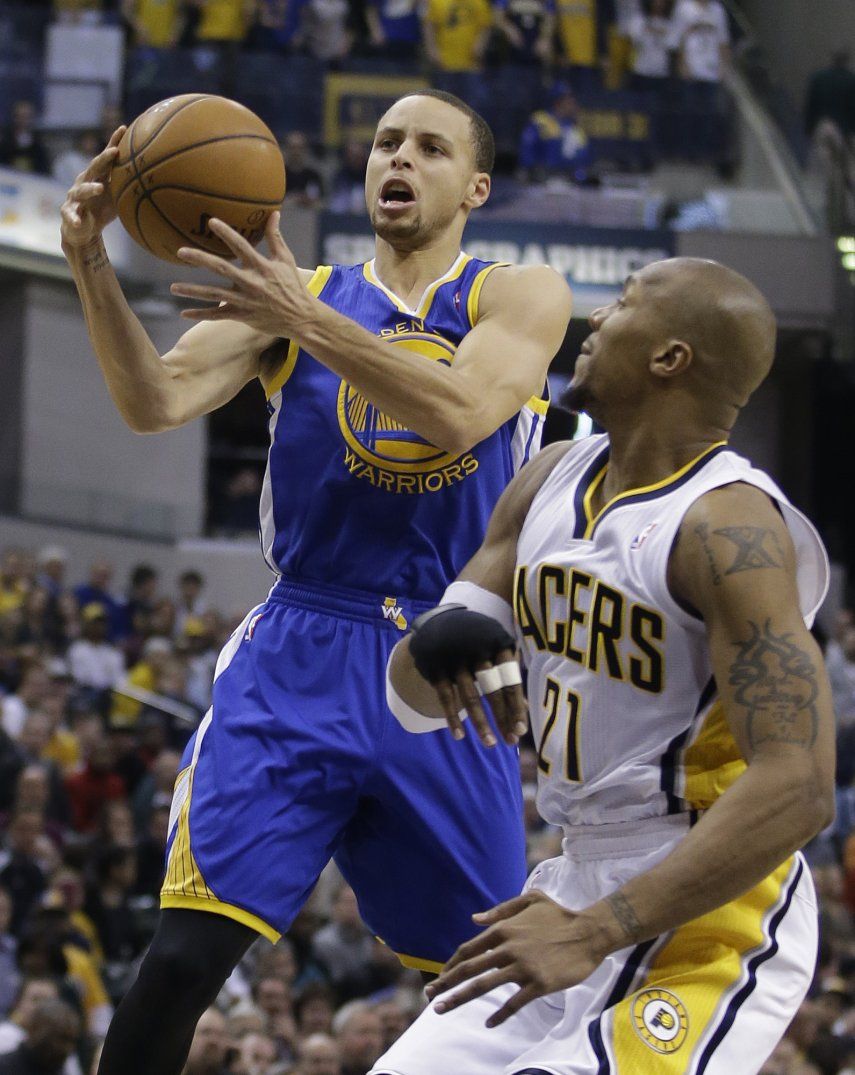Warriors vencen de visita a Pacers