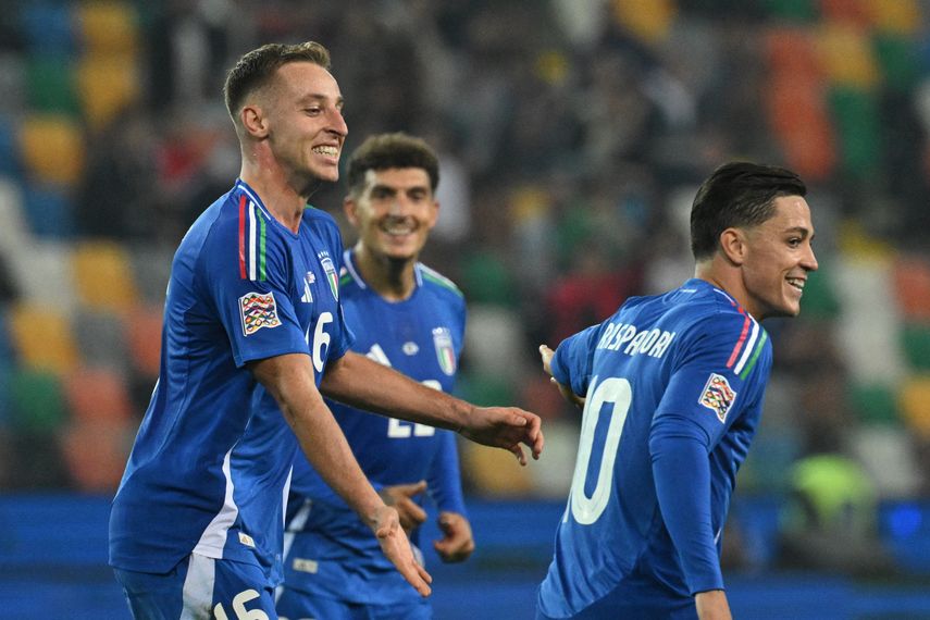 &nbsp;Nations League: Italia golea a Israel en la cuarta jornada