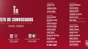 Panamá Sub-20 y sus convocados para amistosos en Turquía