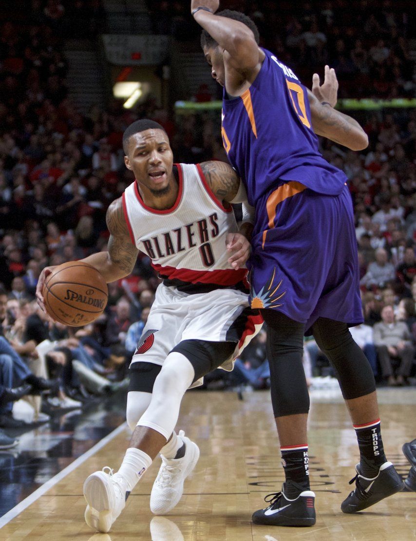 Blazers ganan a Suns 124-121 con 38 puntos de Lillard