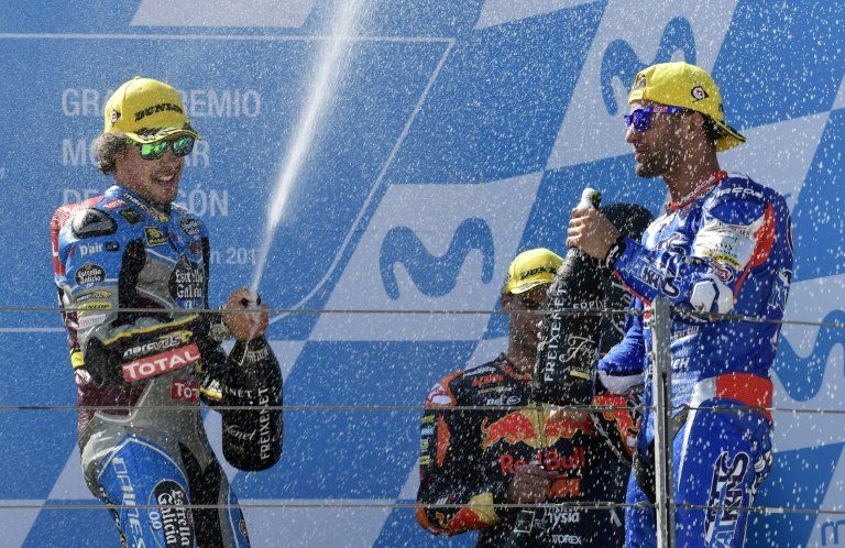 El italiano Franco Morbidelli se impone en el GP de Aragón de Moto2