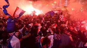 Qatar 2022: Celebración a lo grande en Zagreb por el 3er lugar de Croacia Foto:AFP&nbsp;