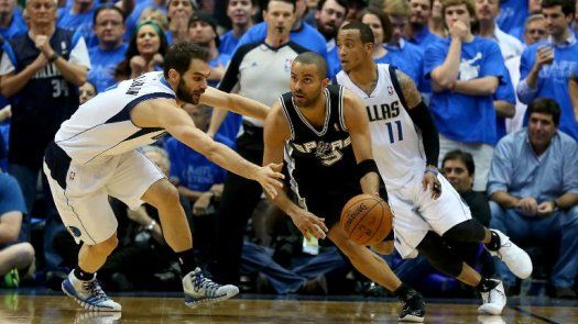 Ginóbili guía a la victoria de los Spurs sobre los Mavericks y a igualar su serie