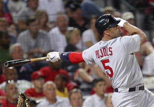 MLB: Cardenales 11, Bravos 4; jonrón de Pujols