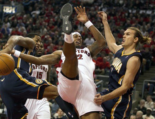 NBA: Pacers 90, Raptors 85; cae Toronto en debut como local