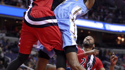 Nuggets vence a Wizards gracias a la puntería de Gallinari