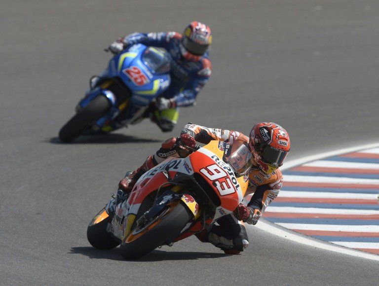 Marquez marca el mejor tiempo en las dos primeras sesiones de ensayos libres del GP de Argentina