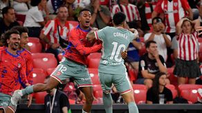 Un gol in extremisde Ángel Correa le da el triunfo al Atlético de Madrid en la J4