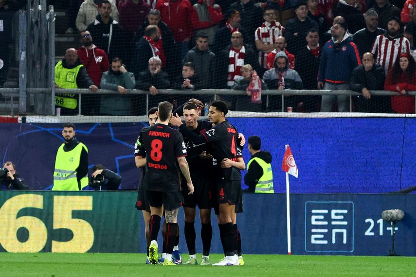 Champions League: Patrik Schick lideró el triunfo del Bayer Leverkusen ante Olympiacos