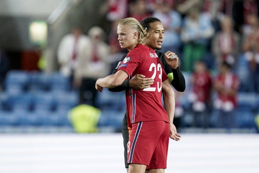 Haaland contiene a Países Bajos en el debut de Van Gaal